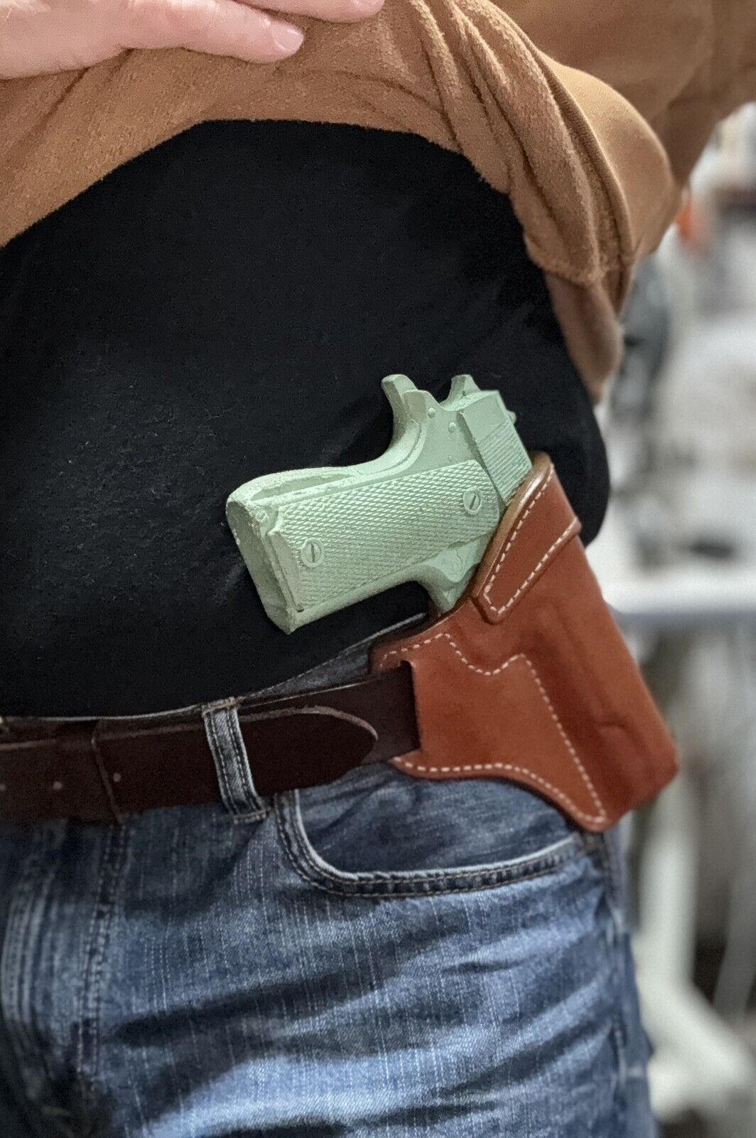 1911 Colt Cross Draw Holster – steelhideleathercompany