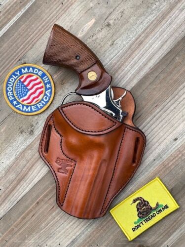 4" Ruger GP 100 .357 Leather Pancake holster
