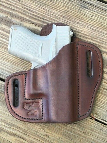 Sig Sauer p238 p938 Leather Pancake Slide Holster