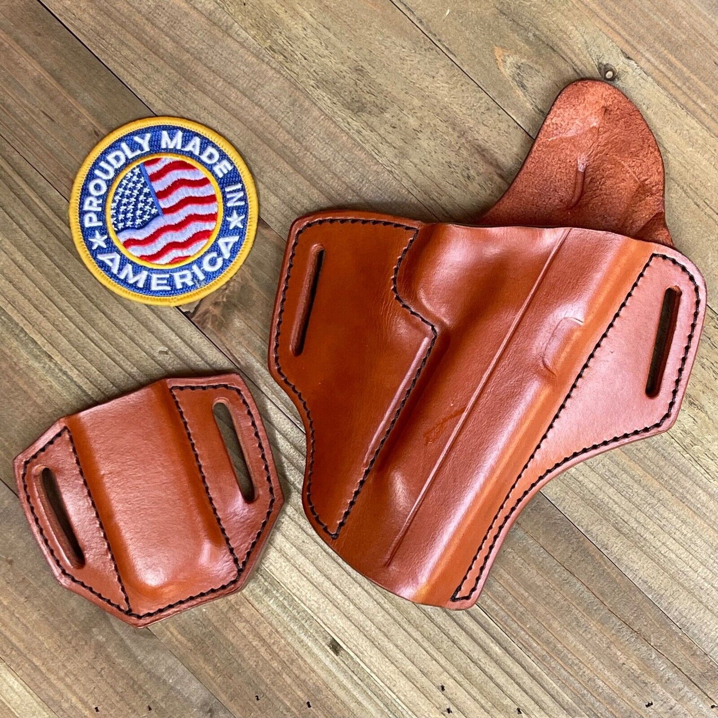 Colt 1911 Holster and Magazine Pouch Leather