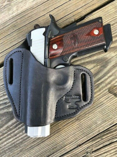 Colt Kimber Sig 1911 Leather Pancake Holster