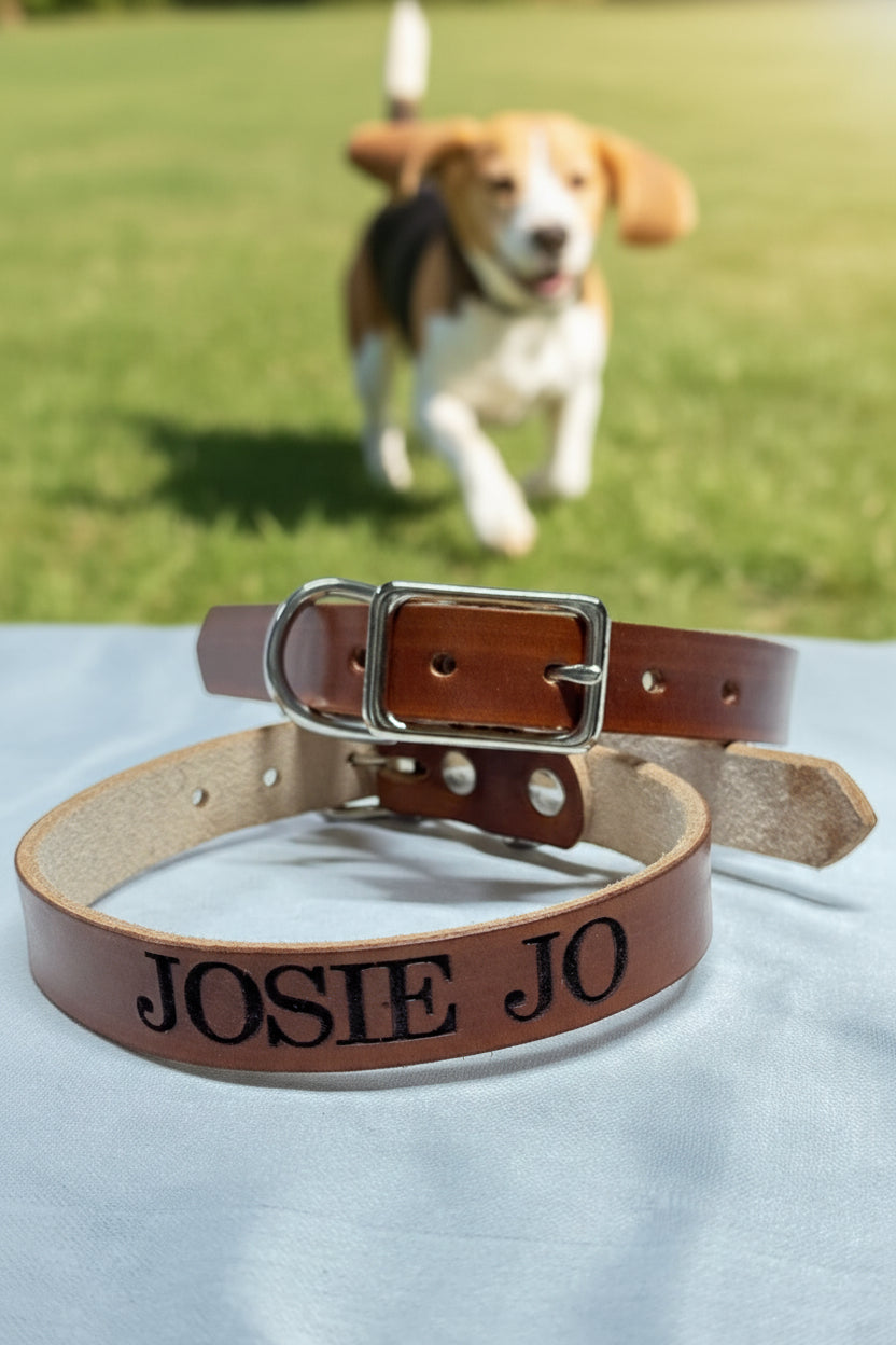 JOSIE JO'S Laser Engraved Dog Collar