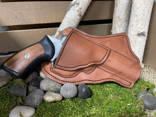 Colt Python Cross Draw Leather OWB Holster Concealed Carry