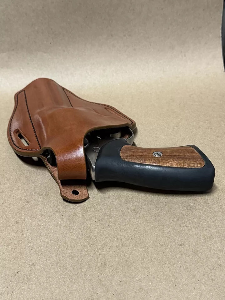 Ruger GP100 Revolver Leather THUMB BREAK Holster OWB