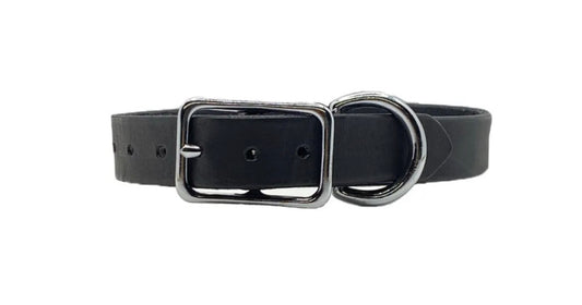 Black Handcrafted Pet Collar