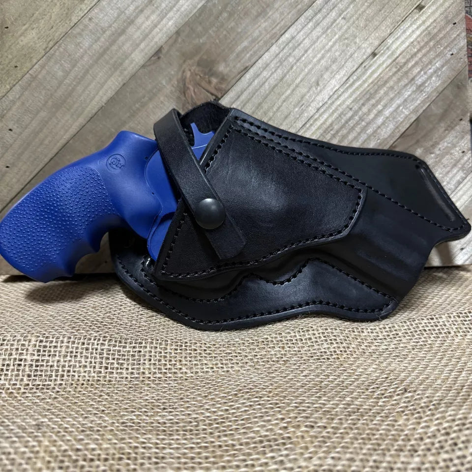 King Cobra COLT 3" New Model Leather Cross Draw OWB Holster