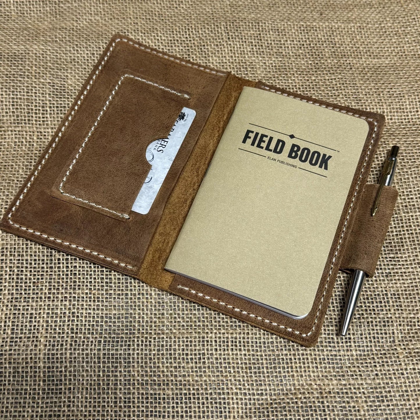 Crazy Horse Leather Field Notes Notebook Journal Wallet Cover